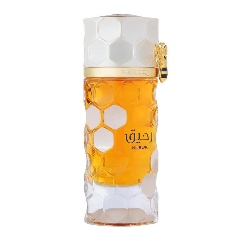 Nusuk Raheeq Perfume for Women Long Lasting Extrait De Parfum Citrus Gourmand Vanilla Notes Sweet Luxury Fragrance 100ml - Image 2