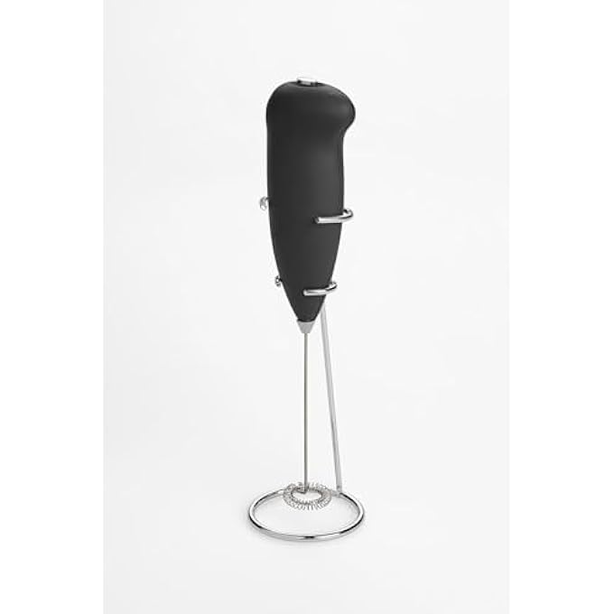 ريحني خلاط حليب كهربائي محمول باليد مع خفاقة من الفولاذ المقاوم للصدأ لخلط القهوة والفرابيه واللاتيه والماتشا والشوكولاتة الساخنة - Image 1