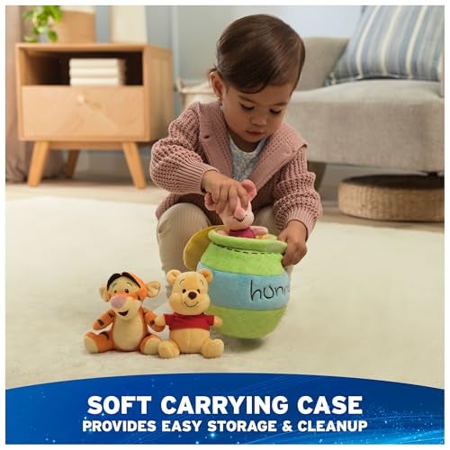 GUND Disney Official Winnie The Pooh Plush Playset with Pooh, Tigger, and Piglet, Sensory Toy Stuffed Animals for Ages 0 and Up, Green, 8” - Image 5