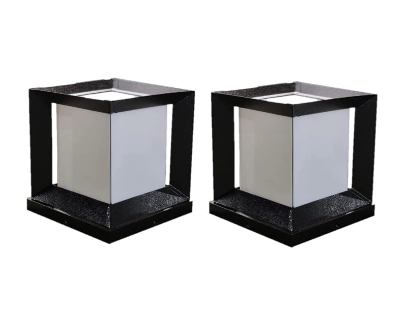 LEGEEN Light Gate Light Lamps Pole Pillar LampGarden Light Gate lamp for Home Gardern Outdoor Pack of 4 - Image 2