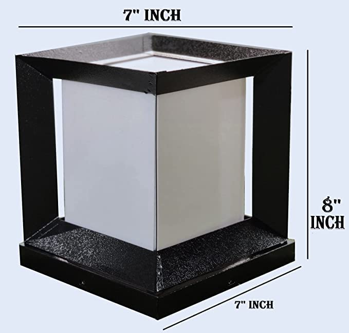 LEGEEN Light Gate Light Lamps Pole Pillar LampGarden Light Gate lamp for Home Gardern Outdoor Pack of 4 - Image 4