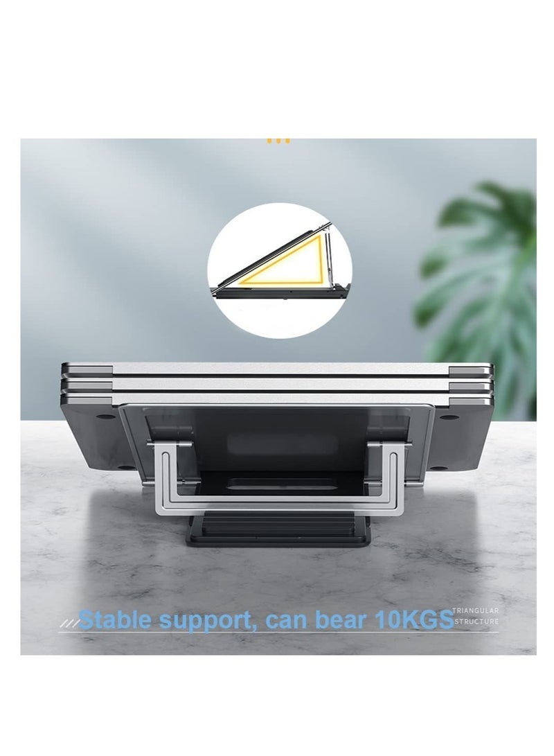 Barakah Laptop Stand-Ventilated Adjustable Computer Holder Desktop Notebook Stand for MacBook Air Pro, Dell XPS, Fits up to 13-16'' Laptop - Image 5