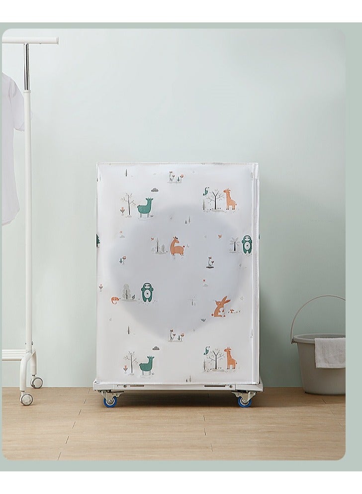 EBMINI Washing And Drying Integrated Machine Cover Dryer Cover Washing Machine Cover Dust Cover Waterproof And Sunscreen Cover  - Image 2