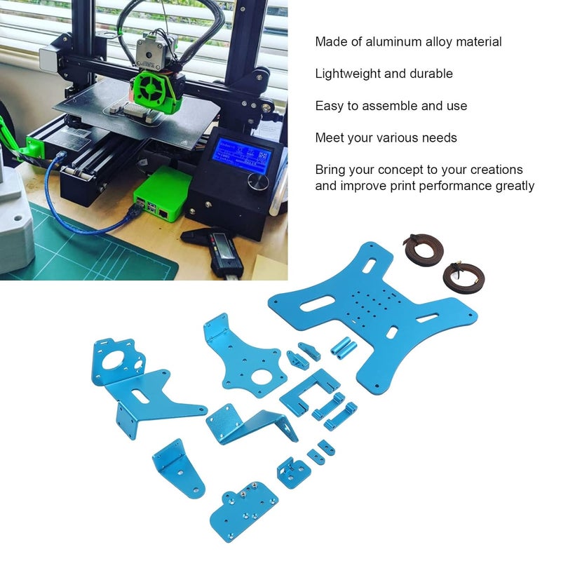 3D Printer Upgrade Kit 16 Aluminum Plates Screw Shafts Belt Improves Printing Performance - Image 5