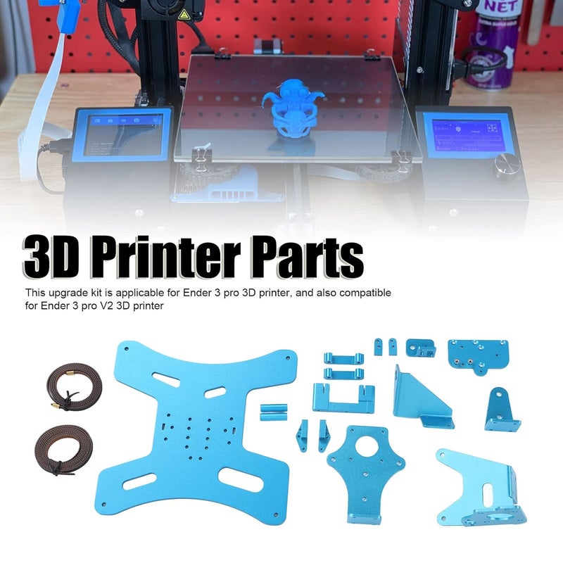 3D Printer Upgrade Kit 16 Aluminum Plates Screw Shafts Belt Improves Printing Performance - Image 4