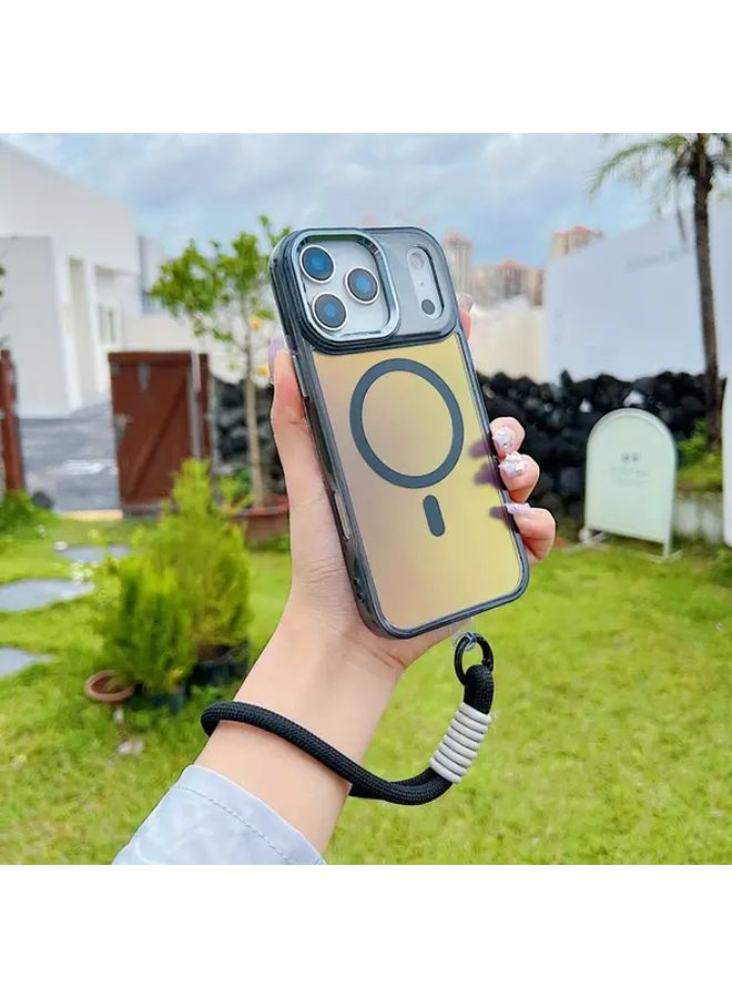 Compatible With Iphone 16 Pro Max 15 14 13 12 11 Plus Max Pro Stylish Durable Magnetic Wireless Charging Phone Case Color Changing Complete Protection Blue - Image 4