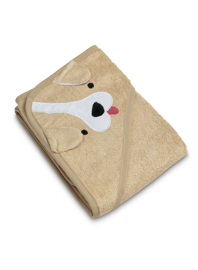 Delta Children Baby/Infant Hooded Bath Towel - Super Soft and Absorbent- Newborn Essential - Ideal Baby Registry/Shower Gift for Boys and Girls, Tan Dog - Image 5