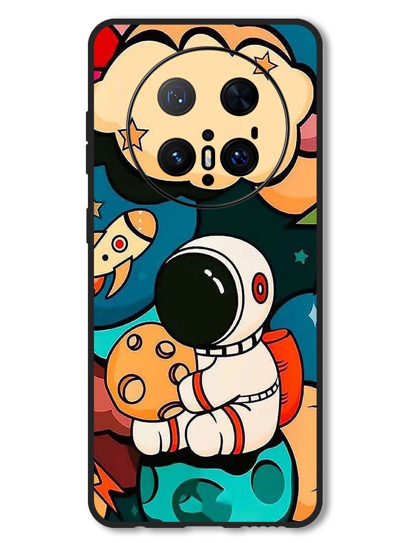 Theodor Case Compatible with Huawei Mate 70 Pro/ 70 Pro + Protection Shockproof Bumper Cover Astronaut Cheese - Image 1