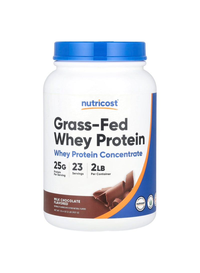 Grass-Fed Whey Protein, Milk Chocolate , 2 lb (907 g)