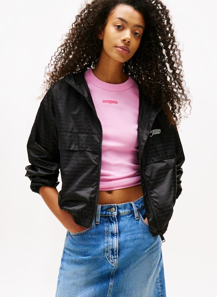 TOMMY JEANS Logo Windbreaker Jacket - Image 1