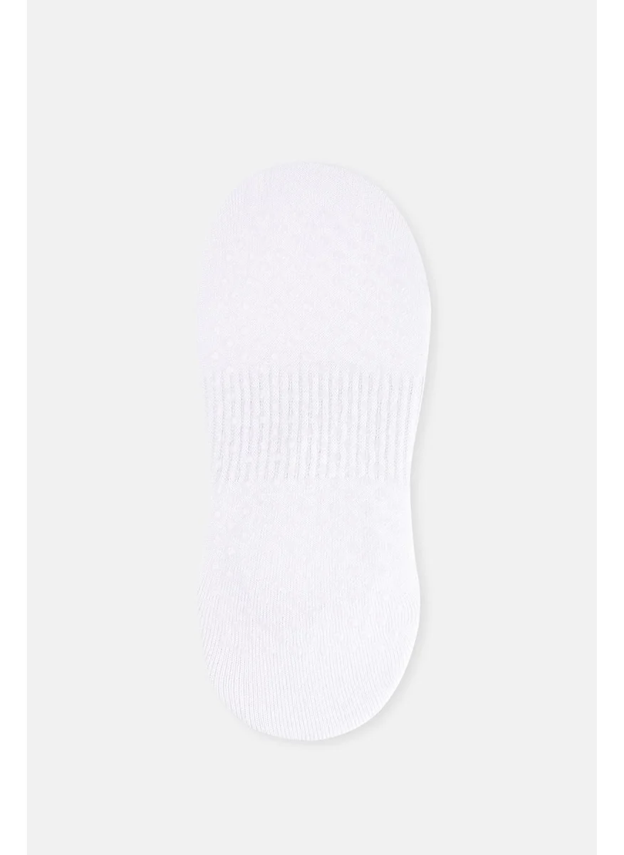 داجي White Women Non-Slip Sole Invisible Socks