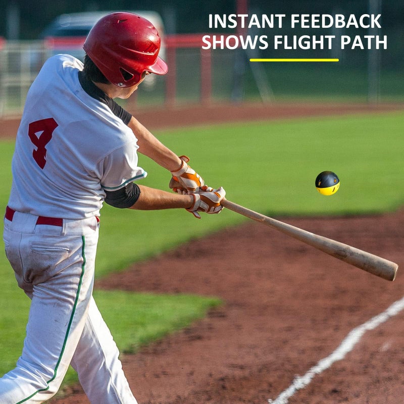 PodiuMax Impact Limited Flight Practice Baseballs, 12 Pack, Yellow & Black - Image 4