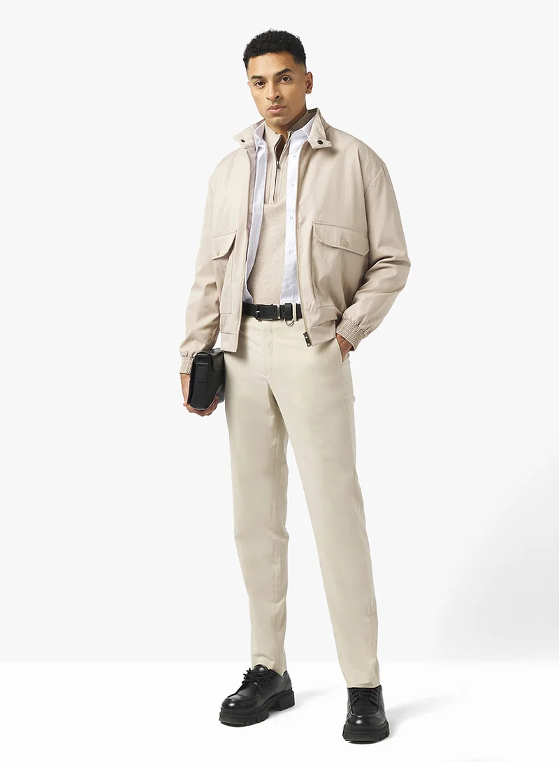 BRAVE SOUL Harrington Zip Through Jacket
