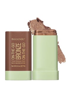 MultiUse Makeup Bronzer Stick On the Go Glow Bronze Tinted Moisture Stick Hydrating Solid Moisturizer with Bronze Tint Natural Bronzed Glow Blends Effortlessly for Eyes Lips  Cheeks