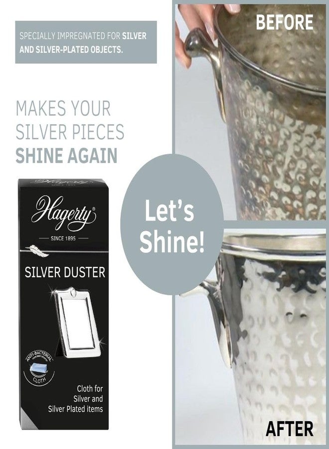 Hagerty Ultrasoft Silver Jewelry Polishing Cloth | Restore Shine | Remove Tarnish with Silver Duster | Pack of 1 (Blue) - Image 5