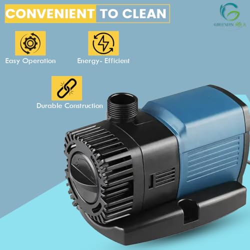 GREENFIN AQUA COMPLETE AQUA PRODUCTS Sunsun Jtp 3800 مضخة تردد متغير سلسلة مضخة توفير الطاقة مضخة خارجية للجنيه - للمياه المالحة والعذبة (Jtp-3800 | 25W | 3800L/H) Greenfinaqua® - Image 3