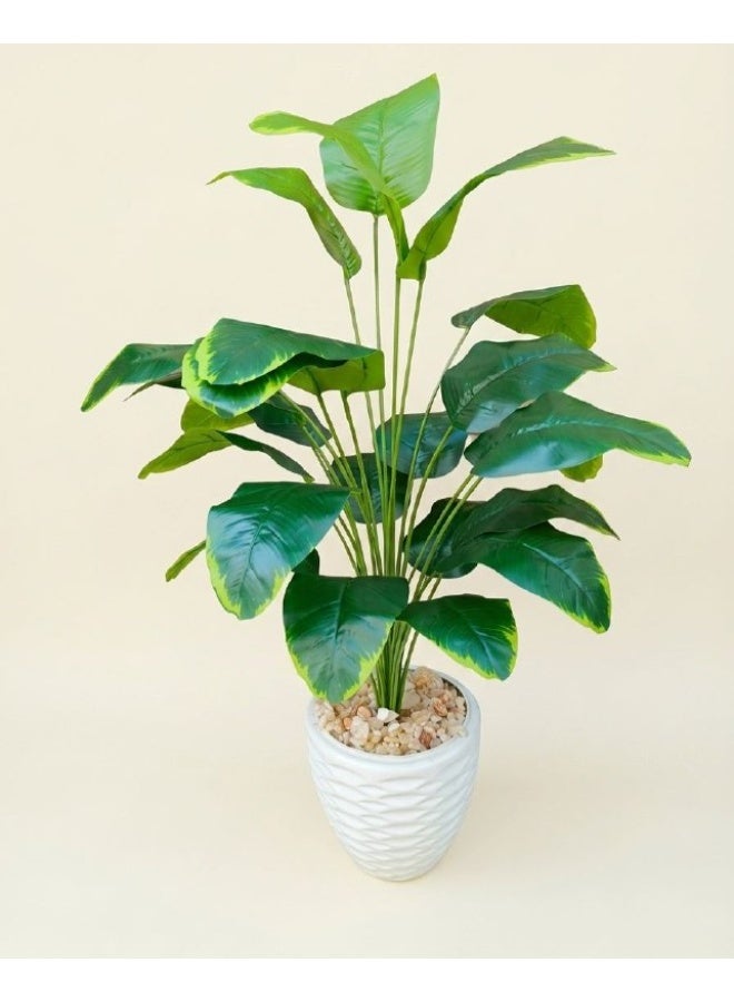 Artificial Pot plant with 24 leaves, 100 cm.