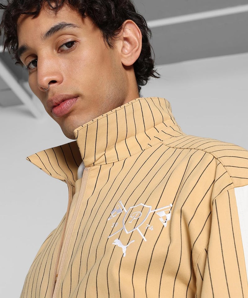 Puma Mens PL Lifestyle Jacket,Warm Beige, L (63026610) - Image 3