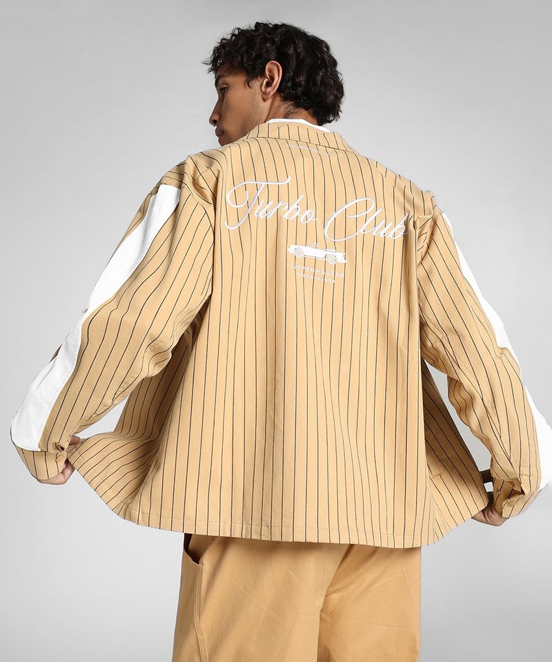 Puma Mens PL Lifestyle Jacket,Warm Beige, L (63026610) - Image 4