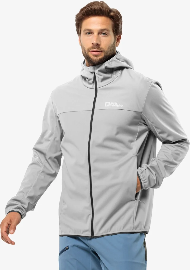 Jack Wolfskin Feldberg Hood Men's Gray Jacket 1306923-6709
