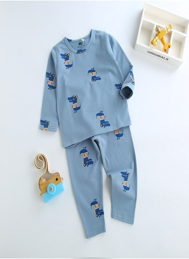 Dinosaur Printed Pyjama Set Blue - pzsku/Z11D97BD3F069805AFD52Z/45/_/1669767678/a9bc9c42-8f13-4e32-9fe9-0728aae2ace8