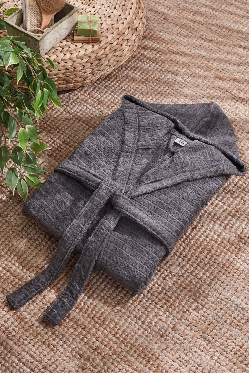 Casnack Quina 2-Piece Hooded Oversize Bathrobe Set