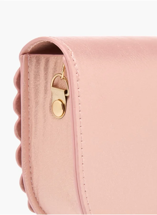 Flora Bella By Shoexpress Girls Applique Detail Sling Bag With Magnetic Closure Ramadan Collection