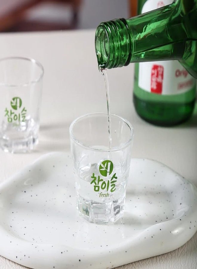 Sihanoukville Korean Soju Shot Glasses Sets - Elevate Your Sipping Experience with 2.0 oz Clear Glass, Ideal for Whiskey, Tequila, and Liquor (4PCS) - Image 3