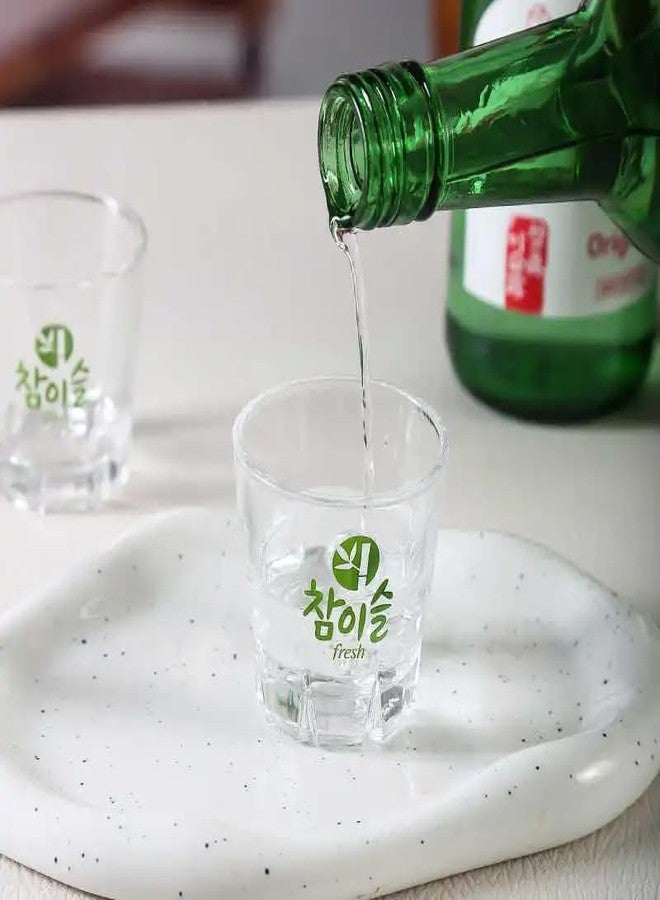 Sihanoukville Korean Soju Shot Glasses Sets - Elevate Your Sipping Experience with 2.0 oz Clear Glass, Ideal for Whiskey, Tequila, and Liquor (4PCS) - Image 5