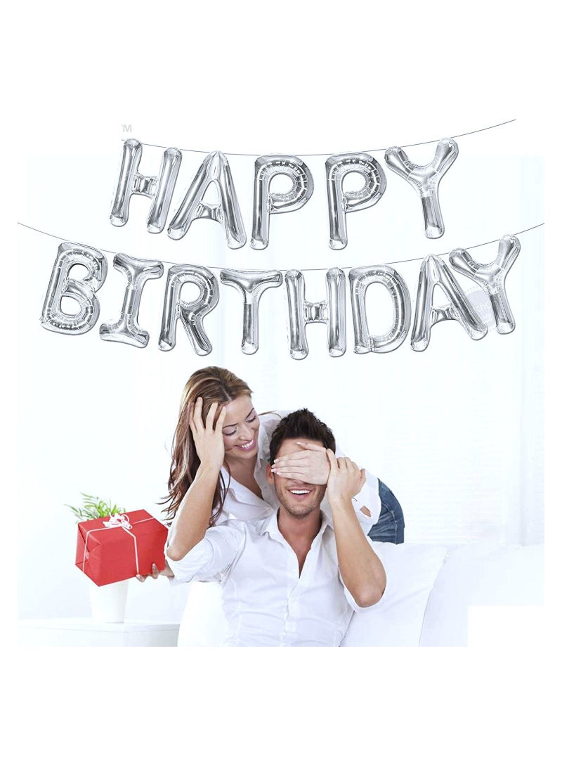 هايلاند لافتة عيد ميلاد سعيد من رقائق الفضة لتزيين أعياد الميلاد للأطفال والرجال والنساء - Image 3