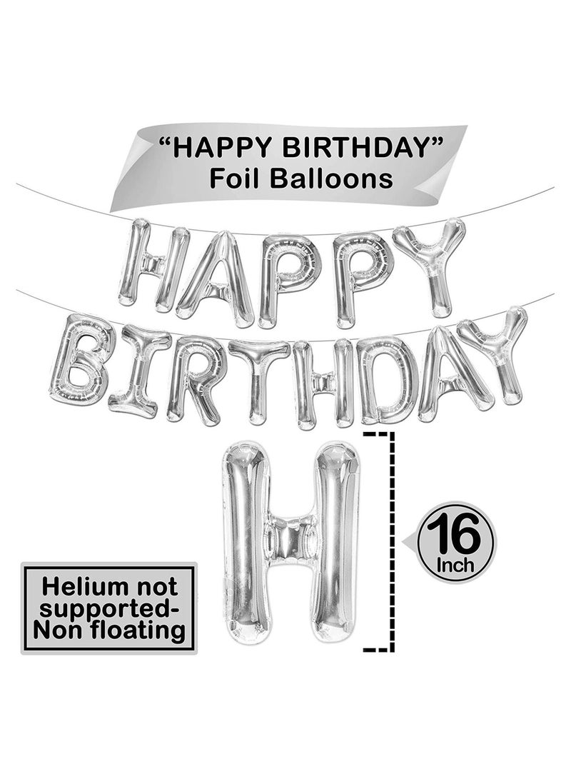 هايلاند لافتة عيد ميلاد سعيد من رقائق الفضة لتزيين أعياد الميلاد للأطفال والرجال والنساء - Image 2