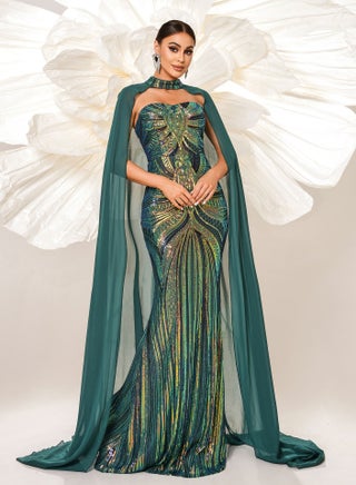 Sequin - Embroidered Mermaid Gown with Halter Neck & Chiffon Cape - pzsku/Z11D9BAF9087719D208BBZ/45/1743565246/d785a102-ae72-49f7-974f-2afb6fd4ee86