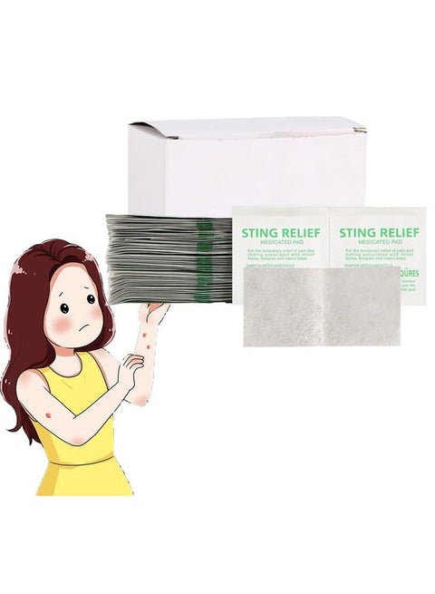 Mosquito and Insect Repellent Wipes Natural With Botanical Extracts, Long lasting, Free Travel Size 100 Individually Wrapped