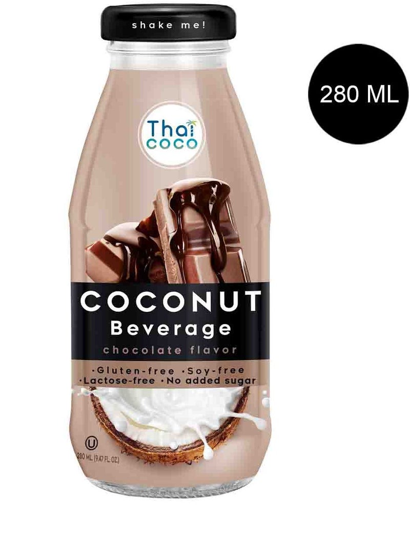 Thai Coco Coconut Beverage Chocolate Flavor 280ml - Image 1