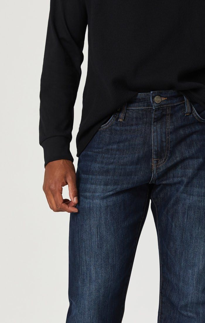 Mavi Matt Classic Men's Straight Leg Jeans, Mid-Rise Relaxed Fit Jeans for Men, Dark Stanford, Dark Wash Blue Jeans, 34W x 30L - Image 5