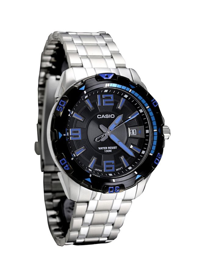 CASIO Men Stainless Steel Analog Quartz Watch MTD-1065D-1AVDF - Image 1