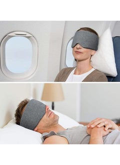 Arabest 100% Handmade Cotton Sleep Mask Blackout - Comfortable & Breathable Eye Mask for Sleeping Adjustable Blinder Blindfold Airplane with Travel Pouch - Best Night Companion Eyeshade for Women Men Kid  - Image 2