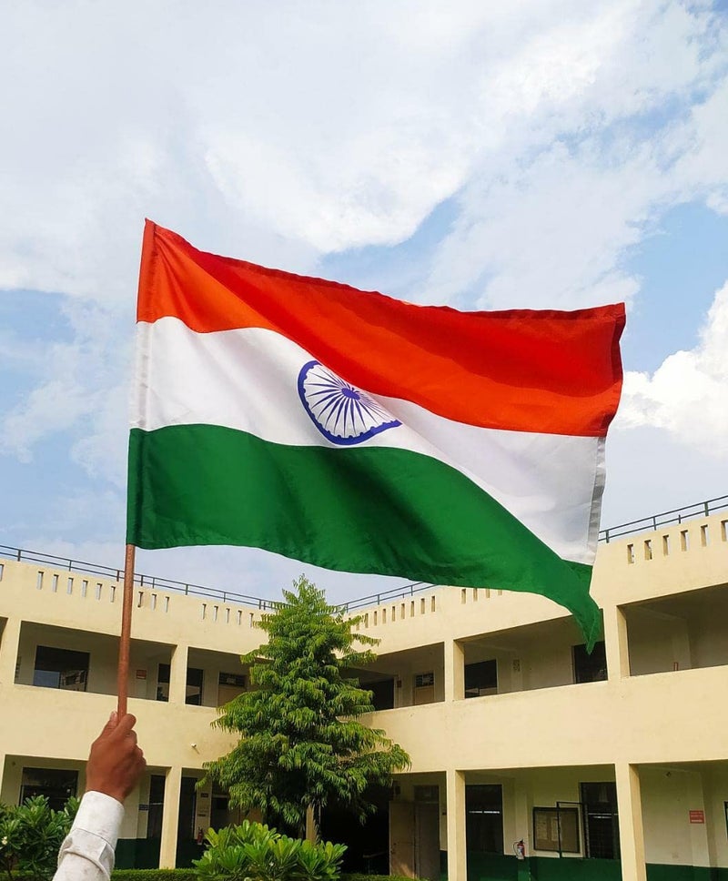 IVillage Indian National Flag 3x2 Feet Polyester | Washable Outdoor Weather Proof Tiranga Jhanda for Home Balcony, Office & Republic Day Decoration - Image 1