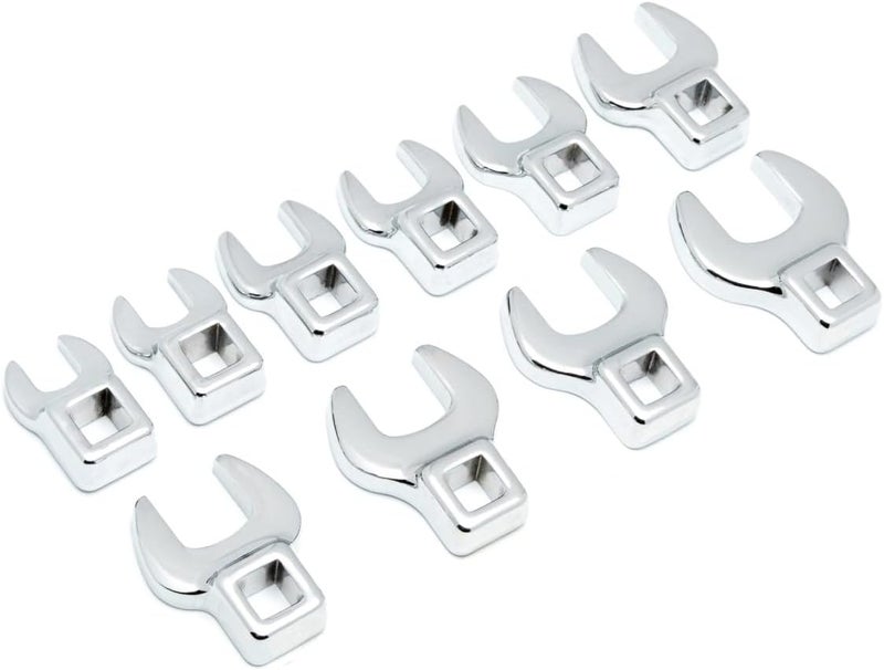 GEARWRENCH 10 Piece 3/8" Drive Crowfoot Wrench Set, Metric - 81909 - Image 2
