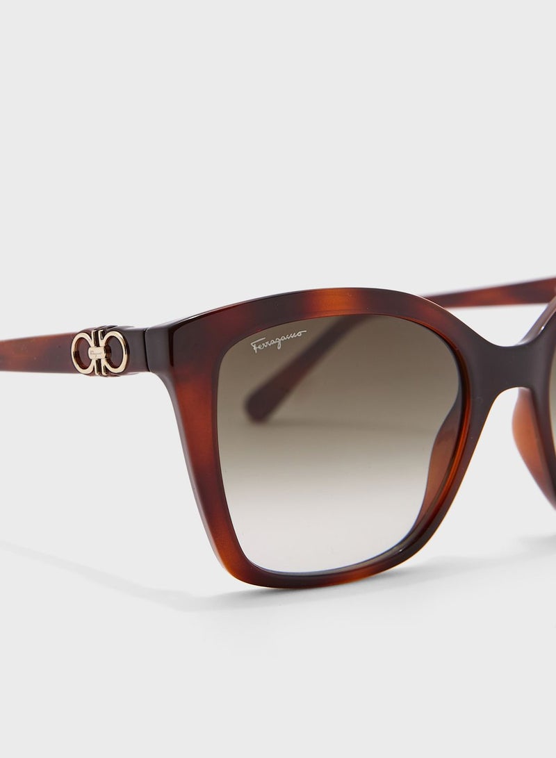 FERRAGAMO Rectangle Sunglasses - Image 3