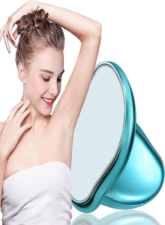 FLETIX Crystal Hair Eraser Stone, Painless Magic Crystal Hair Remover for Women Men, Hair Removal Eraser Exfoliator Tool for Arms Legs Back Bikini Body Any Part (Multicolor) - Image 1
