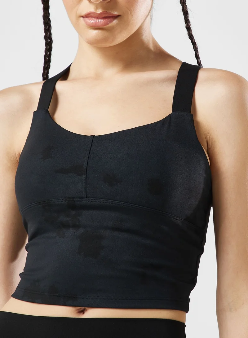 FRWD Longline Camo Print Sports Bra