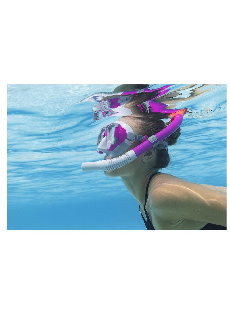 بست واي Bestway Adult Snorkel Mask | Swim Goggles for Diving - 1pcs - No:24029 - Image 5