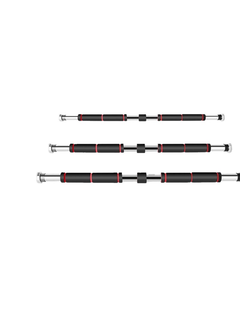 H PRO Pro Adjustable Full Foam Door Horizontal Pull Up Bar| Portable Chin Up Pull Up Bar For Door Frame| Home Exercise Training Fitness Gym Workout Equipment| Heavy-Duty Stainless-Steel Foam Grip - Image 2