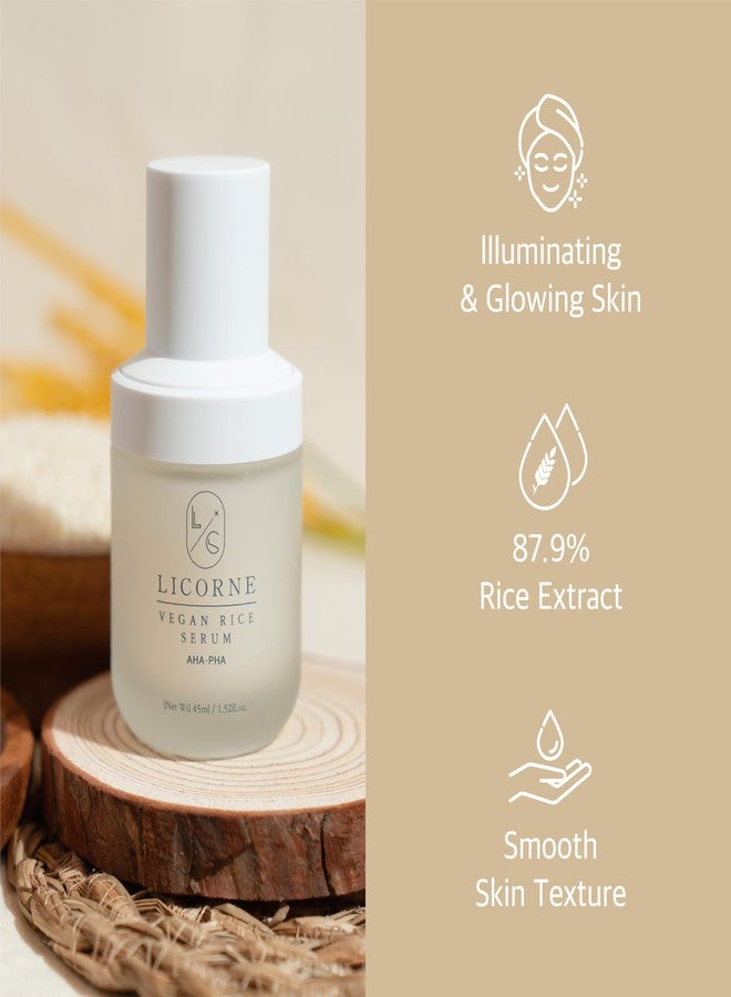 Licorne Vegan Rice Serum 1.52fl.oz Korean Skincare - Image 2