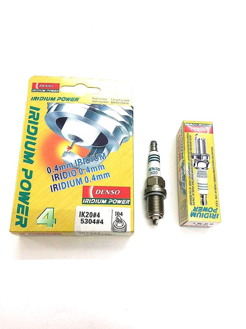 Denso شمعات الإشعال دنسو IK20 إيريديوم باور 5304 - 4 عبوة (IK20 (4PK)) - Image 2