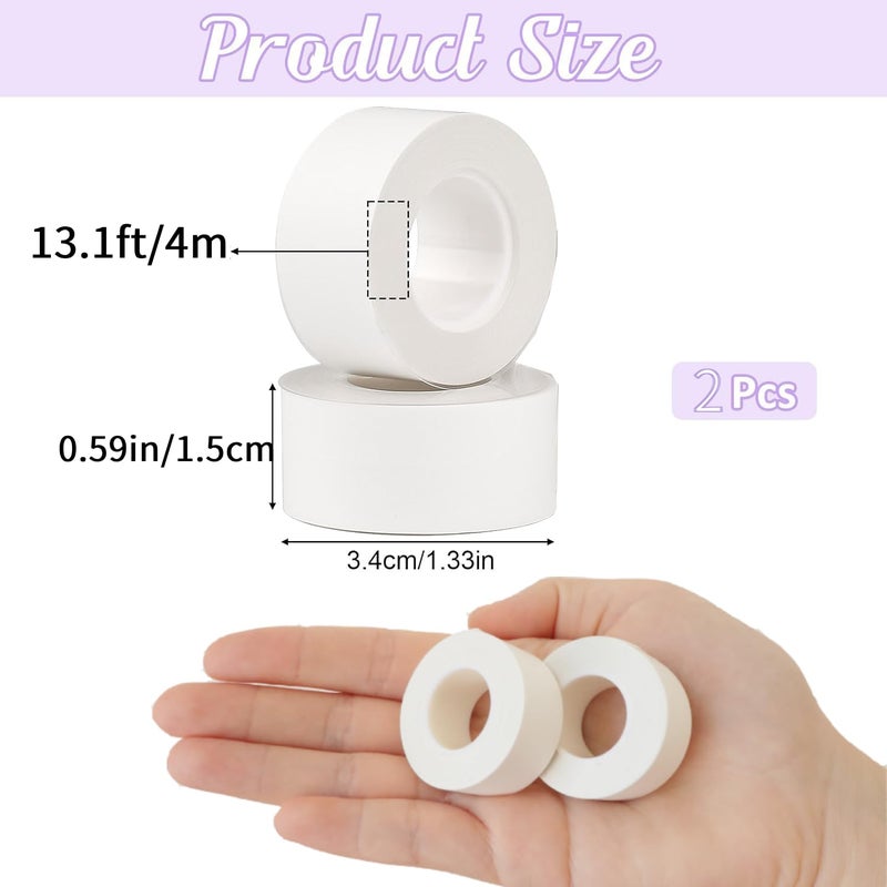 Xioyidun Label Tape Continuous Waterproof Label Tape Thermal Sticker Labels 0.59in X 13.12Ft(15mmX4m) Suitable for Most Label Maker for Home, Office, School, Barcode, Name, Date, Price etc(White, 2Rolls) - Image 2