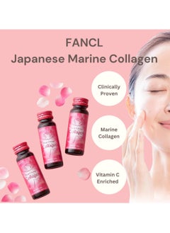 Fancl Deep Charge Collagen Drink I Japanese Marine Collagen I Collagen Peptides 500 ml Shots  - Image 2