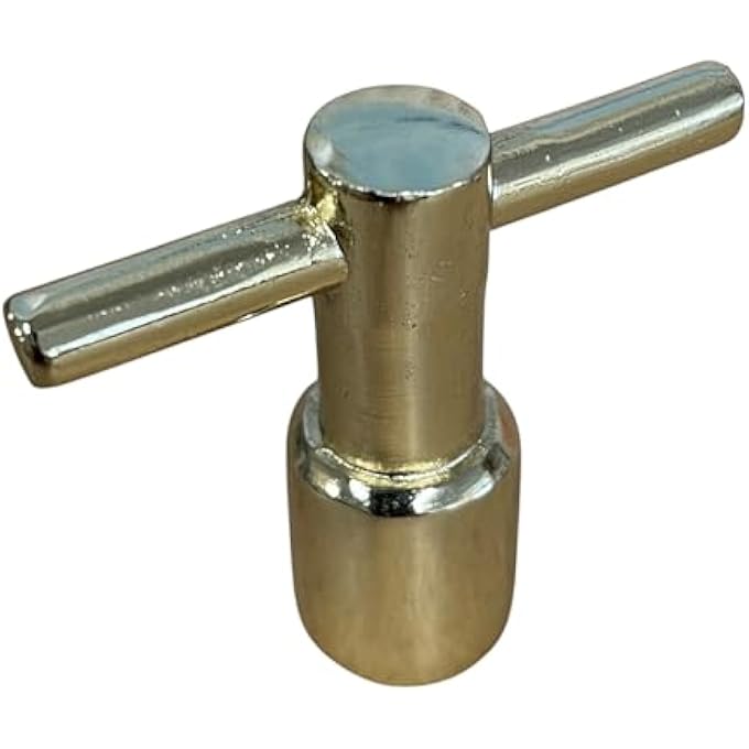 BRASS TRIANGULAR METER KEY FOR GAS, ELECTRIC AND WATER UTILITY CUPBOARDS - Image 3