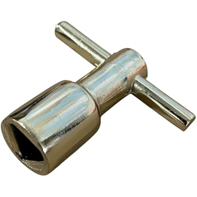 BRASS TRIANGULAR METER KEY FOR GAS, ELECTRIC AND WATER UTILITY CUPBOARDS - Image 2